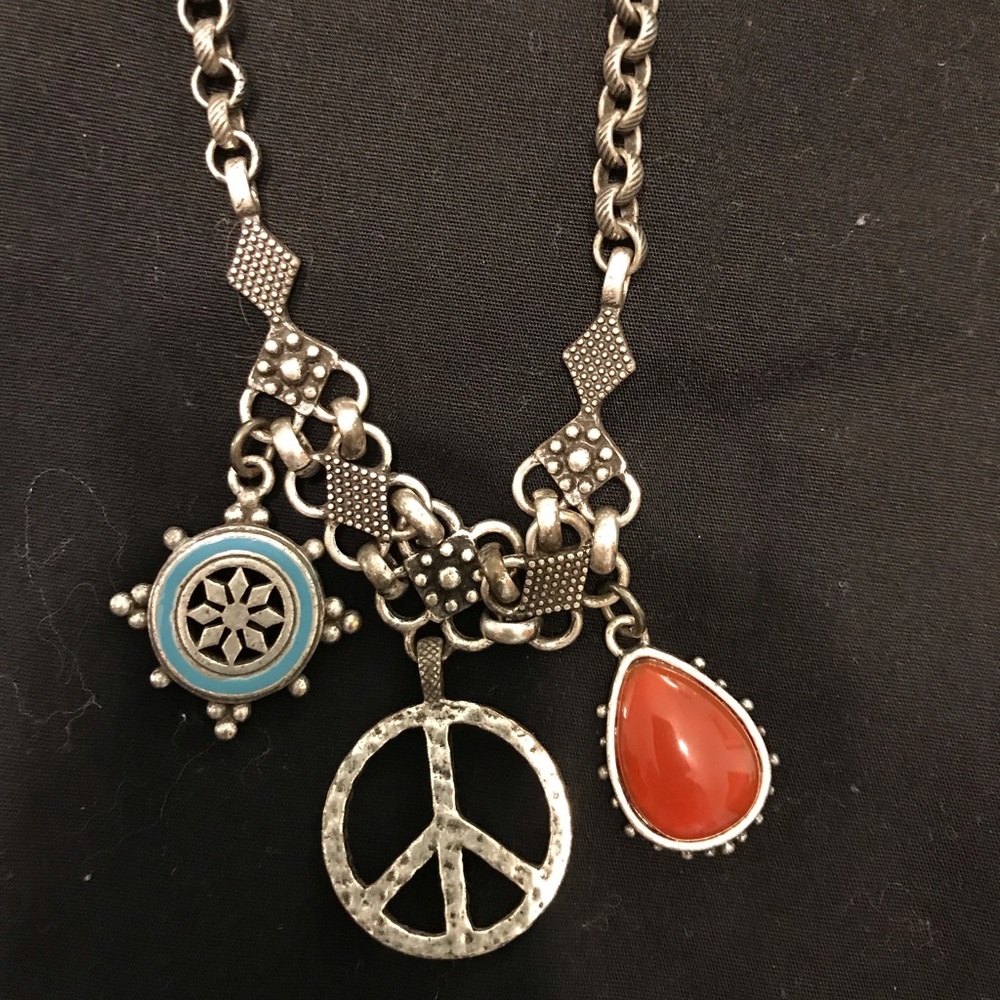 Lucky brand Peace necklace